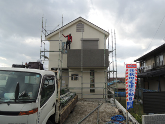 足場撤去